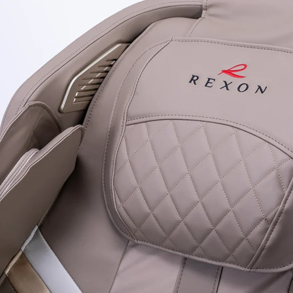 masazhne krislo rexon brooklyn 4d white beige 4 Масажне крісло REXON BROOKLYN 4D WHITE / BEIGE