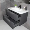 Тумба с раковиной REXON Salendo RX137SG/080 Silk Grey — изображение 7