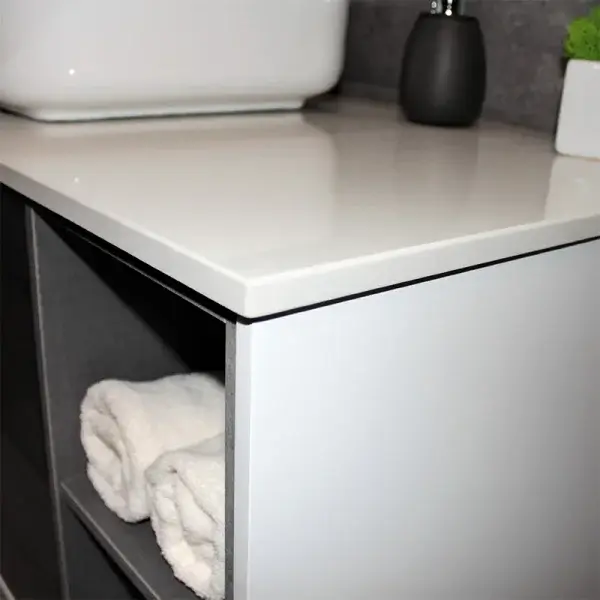 Тумба с раковиной REXON Ombra RX99ES/100 Glossy White/Concrete Grey - Зображення 11
